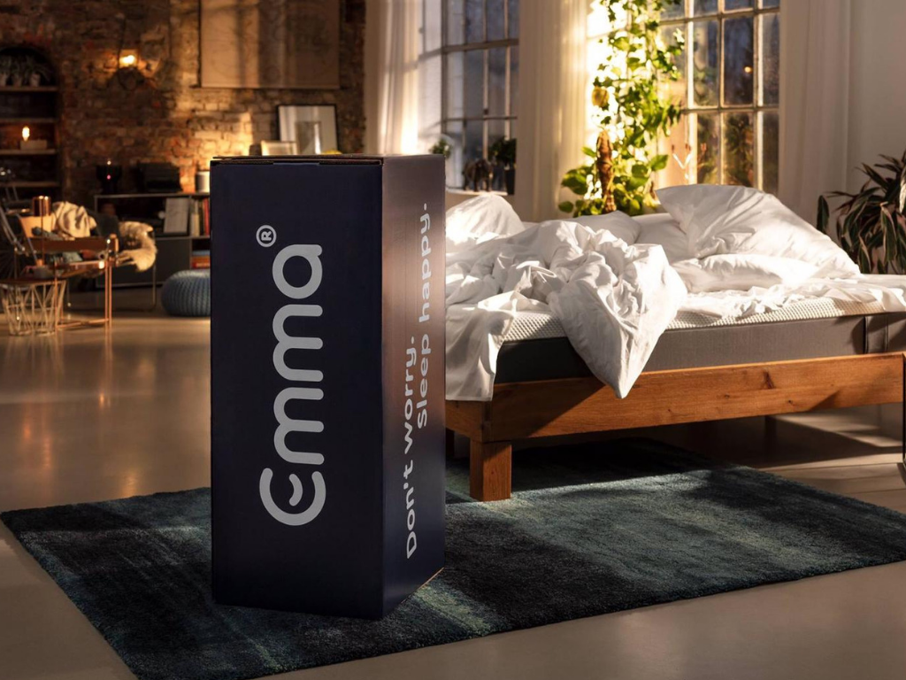 emma mattress delivery box size